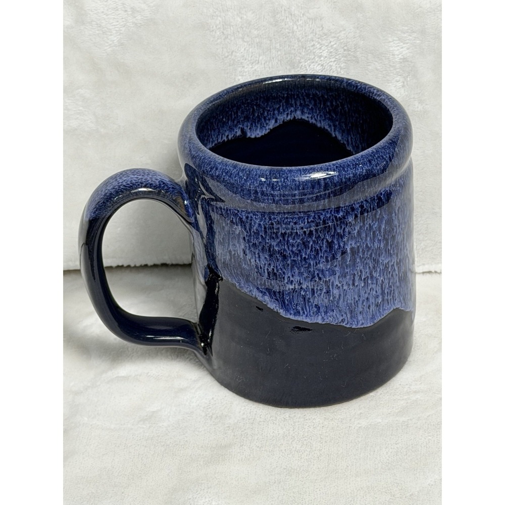 Bones Coffee Blue High Voltage 2021 Mug -Made by Deneen Pottery Gothic/Steampunk - Picture 4 of 8